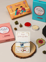 El Regalo 2 PCs Cute Kids Fancy Rakhis Combo Set - Beautiful 2 Kids Rakhis Set with Roli Chawal, Rakhi Message Card in Rakhi Gift Box for Little Brother/Niece/Nephew (2 Unicorns Rakhis)