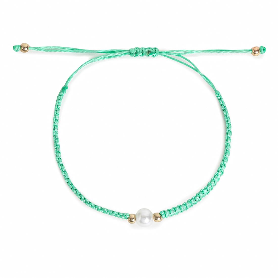El Regalo 2PCs Pearls Rakhi Combo Set for Bhaiya-Bhabhi/Bhai- Bhatija/Bhatiji- Rakhi Gift Combo with 2 Pearls Rakhi, Roli-Chawal Shagun Pack, Message Card in Gift Box (Neon Green)