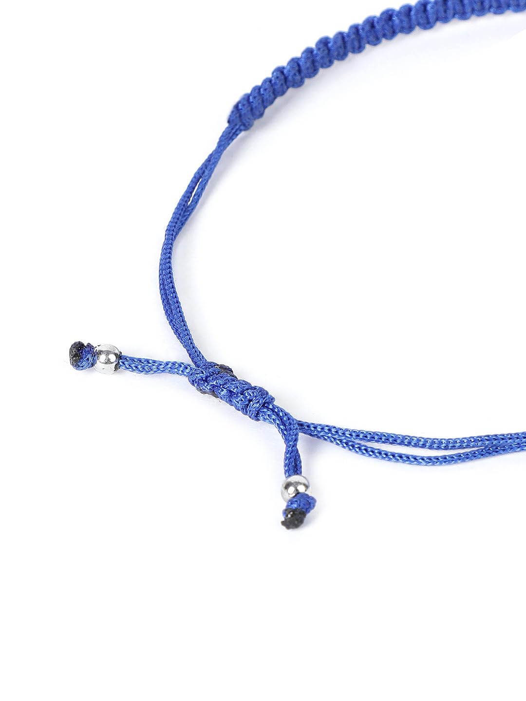 El Regalo 2PCs Cute Evil Eye Bracelet Rakhi Combo for Brothers/Bhai-Bhabhi- Fancy Evil Eye Rakhi with Roli Chawal in Rakshabandhan Gift Box (Blue & Red Flower Evil Eye)
