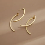 El Regalo Fashion Arch Earrings- Contemporary Back Hanging Dangle Earrings for Girls & Women