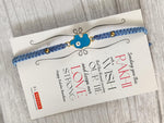 El Regalo 1PC Elephant Evil Eye Rakhi for Brother with & Message Card in Gift Box- Rakhi for Brother/Bhabhi/Niece or Nephew (Light Blue Elephant)