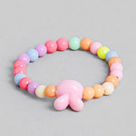 El Regalo 4 PCs Kids Beads Jewelry Combo Sets - Kids Beads 2 Necklace & 2 Bracelets Jewelry Sets for Girls & Toddlers (Option-2)