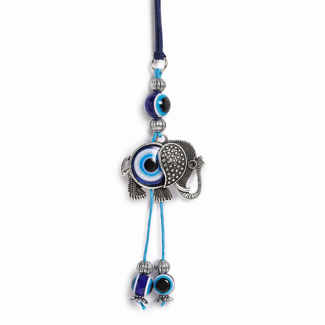 El Regalo 2 PCs Evil Eye Couple Rakhi Set for Bhaiya and Bhabhi- Bhaiya Bhabhi Luma Rakhi Set- Brother/Bhabhi Rakhi Combo For Unisex Adult
