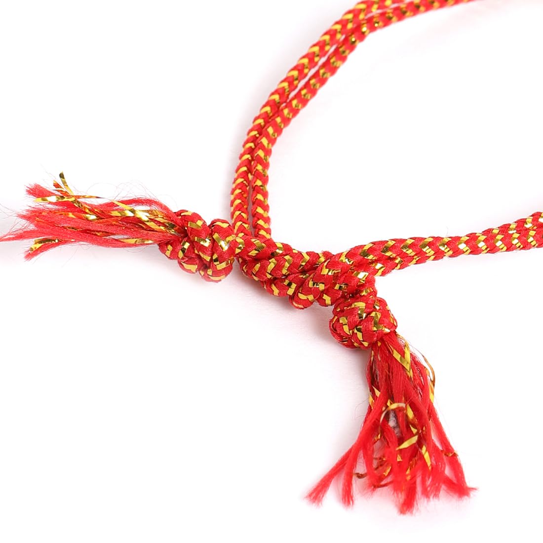 El Regalo OM Ganesha Red Thread Rakhi for Brother/Bhai/Bhaiya- Auspicious OM/Aum, Ganesha Rakhi with Roli Chawal Shagun, Rakhi Message Card in Rakhi Gift Box (Ganesha Red)