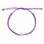 El Regalo 2PCs Pearls Rakhi Combo Set for Bhaiya-Bhabhi/Bhai- Bhatija/Bhatiji- Rakhi Gift Combo with 2 Pearls Rakhi, Roli-Chawal Shagun Pack, Message Card in Gift Box (Purple)