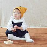 El Regalo 1 PC Toddler Baby Soft Caps | Beanie Earflaps Little Girl Boy Colorful Cartoon Bear Warm Knit Hat (1-3 Years) (Mustard Yellow)