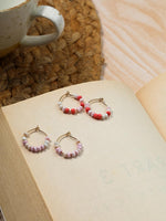 El Regalo 10 Pairs Earrings Combo Set- Colorful Flower Hoops and Hooks Earrings Set for Girls & Women (Style-2)
