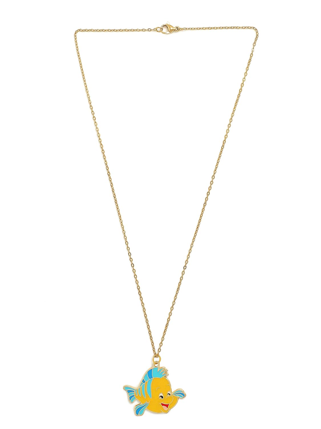 El Regalo 3 PCS Kids Girls Necklace Set with Mermaid Fish Tail Princess & Fish Charms Gifts Jewelry for Best Friends