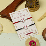 El Regalo Quirky 2PC Sports Rakhi Set for Brother | Rakhis Combo Set for Brother/Niece/Nephew- Kids Rakhi for Sports Lovers Bhai with Roli-Chawal, Message Card in Rakhi Gift Box (Option-3)