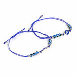 El Regalo 2PCs Evil Eye Rakhi Combo Set for Bhai-Bhabhi or Bhai-Bhatija/Bhatiji- 2 Evil Eye Rakhis with Roli Chanwal, Rakhi Card in Rakhi Gift Box (Option-9)
