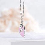 El Regalo Best Friend Heart Necklace | BFF Unicorn Jewelry Girls Necklace Friendship Birthday Friends Sisters Gifts