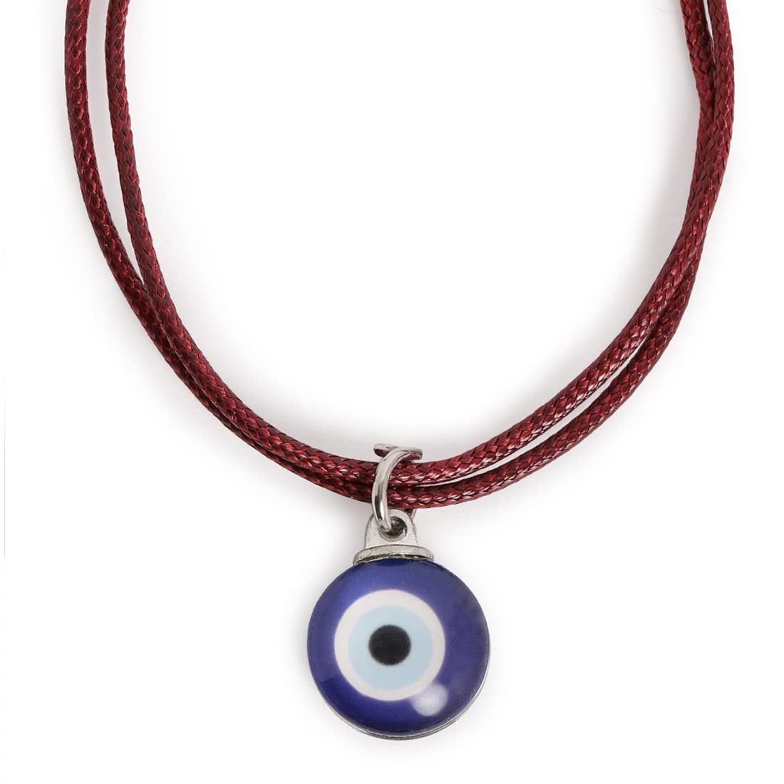 El Regalo 3 PCs Blue Evil Eye Handwoven Adjustable Unisex Bracelet Combo for Men/Women/Kids/Girls/Boys - Red, Black & Coffee Thread Evil Eye Bracelet Set