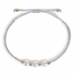 El Regalo 2PCs Pearls Rakhi Combo Set for Bhaiya-Bhabhi/Bhai- Bhatija/Bhatiji- Rakhi Gift Combo with 2 Pearls Rakhi, Roli-Chawal Shagun Pack, Message Card in Gift Box (Grey)