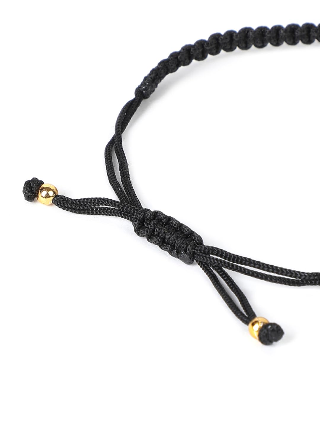 El Regalo 2PCs Evil Eye Hamsa Hand Unisex Bracelets Set - Golden & Silver Charms with Evil Eye Beads