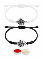El Regalo 2PC Sports Rakhi for Kids | Sports Ball Bracelet Rakhis Combo Set for Brother/Niece/Nephew- Rakhi for Sports Lovers with Roli-Chawal, Message Card in Rakhi Gift Box (Option-2)
