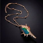 El Regalo Super Elegant & Classy Electroplated Cowrie Shell Pendant with Sleek Stainless Steel Chain- Bohemian Hawaii Fashion Summer Beach Jewelry for Girls/Women (Multi-Colored)
