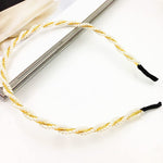 El Regalo Pearl Beads Decoration Hair Band Headband for Kids, Girls and Women | Bridal Party Pearls Hairbands (2 Layers Stylish Pearls Hairbands)
