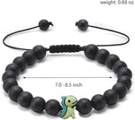 El Regalo Cute Dinosaur Rakhi for Brother- Unique Dinosaur Bracelet Rakhi for Bhai with Roli Chawal, Rakhi Message Card in Rakhi Gift Box (Black)