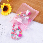 El Regalo Kids/Toddlers/Girls Wooden Beads Handmade Necklace & Bracelet Jewelry Sets (1 Necklace & 1 Bracelet): Kids Princess Jewelry Set (Unicorn Multi Jewelry Set)