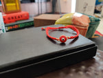 El Regalo Rakhi for Babies - beautiful Evil Eye Nazaria Rakhis for Little Brother/Niece/Nephew Rakhis for Kids/Babies/Toddlers (Red Evil Round)