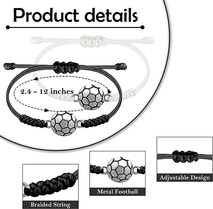 El Regalo 2PC Sports Rakhi for Kids | Sports Ball Bracelet Rakhis Combo Set for Brother/Niece/Nephew- Rakhi for Sports Lovers with Roli-Chawal, Message Card in Rakhi Gift Box (Option-4)