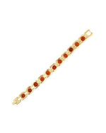 El Regalo Designer Om Rudraksha Bracelet Rakhi For Brother - Shiva Rudraksha Chain With Roli Chawal, greeting Message Card In elegant Box For Mens (Multi Rudraksha Rakhi)