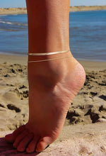 El Regalo Stainless Steel Double Layers 1 Leg Anklet - 1PC Anti-Tarnish, Waterproof Anklets for Girls & Women (Style-3)