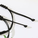 El Regalo Unisex 2PCs BFF Best Friends Hearts Friendship/Couple Bracelets, Pinky Promise BFF Long Distance Matching Hearts Bracelets for Besties