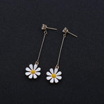 El Regalo 1 Pair Daisy Flower Earrings for Girls & Women- Cute Flower Earrings (Style- 6)