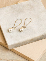 El Regalo Fancy Pearl Earrings- Golden Pearl Tassel Long Statement Earrings for Girls & Women (Drop Pearl Hook)