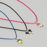 El Regalo 3PCs Cute Cartoon Unisex Pendant Necklaces Combo Set for Girls/Boys/Kids/Teens - Daisy, Conald, Mickey Charms Necklaces Combo
