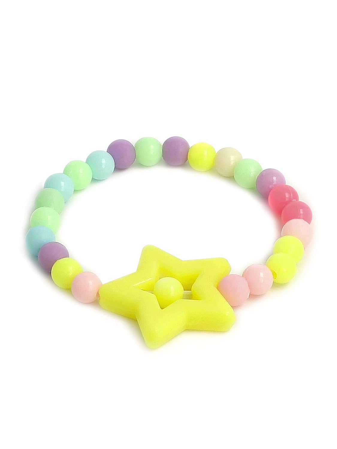 El Regalo 4 PCs Cute Kids Girls Jewelry Combo Sets - Kids Beads 2 Necklace & 2 Bracelets Jewelry Sets for Girls & Toddlers (Option- 1)