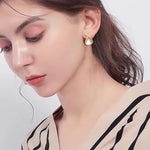 El Regalo Classic Cross Pearl Stud Earrings - Modern Geometric Triangle Design with Faux Pearls - Lightweight and Comfortable- Elegant Gift for Women