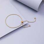 El Regalo LUXE ROPE ANKLET- Anti Tarnish Anklet cum Bracelet- Sleek & Fancy Stainless Steel, Waterproof, Adjustable Golden color, suitable for Girls & Women