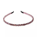 El Regalo 4 Pieces Crystal Rhinestone Headbands Shiny Non-Slip Beaded Hairband Hair Bands Hair Accessories Hair Decoration for Women Girls (Option-1)