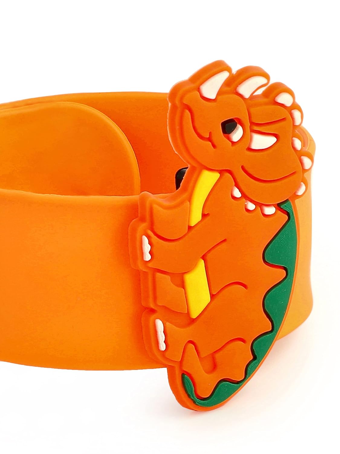 El Regalo 2 PCs Dinosaurs Snap Wrist Slap Bands | Silicone Dinosaurs Wristband Kids Party Favors Slap Bands for Kids (Option -3)