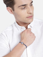 El Regalo Evil Eye CZ Bracelet Rakhi for Brother with Roli Chawal in Gift Box (Option-1)