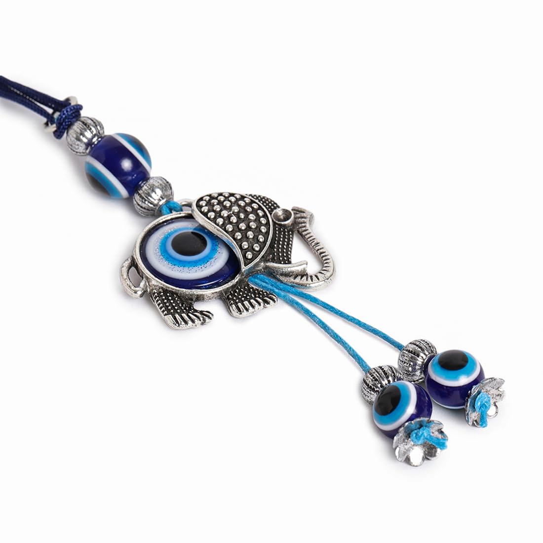 El Regalo 2 PCs Evil Eye Couple Rakhi Set for Bhaiya and Bhabhi- Bhaiya Bhabhi Luma Rakhi Set- Brother/Bhabhi Rakhi Combo For Unisex Adult