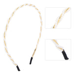 El Regalo Pearl Beads Decoration Hair Band Headband for Kids, Girls and Women | Bridal Party Pearls Hairbands (2 Layers Stylish Pearls Hairbands)