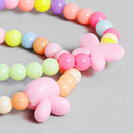 El Regalo 4 PCs Kids Beads Jewelry Combo Sets - Kids Beads 2 Necklace & 2 Bracelets Jewelry Sets for Girls & Toddlers (Option-4)