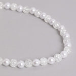 El Regalo Kids Girls Princess Jewelry Set - White Bead Necklace, Bracelet & Earrings for Girls