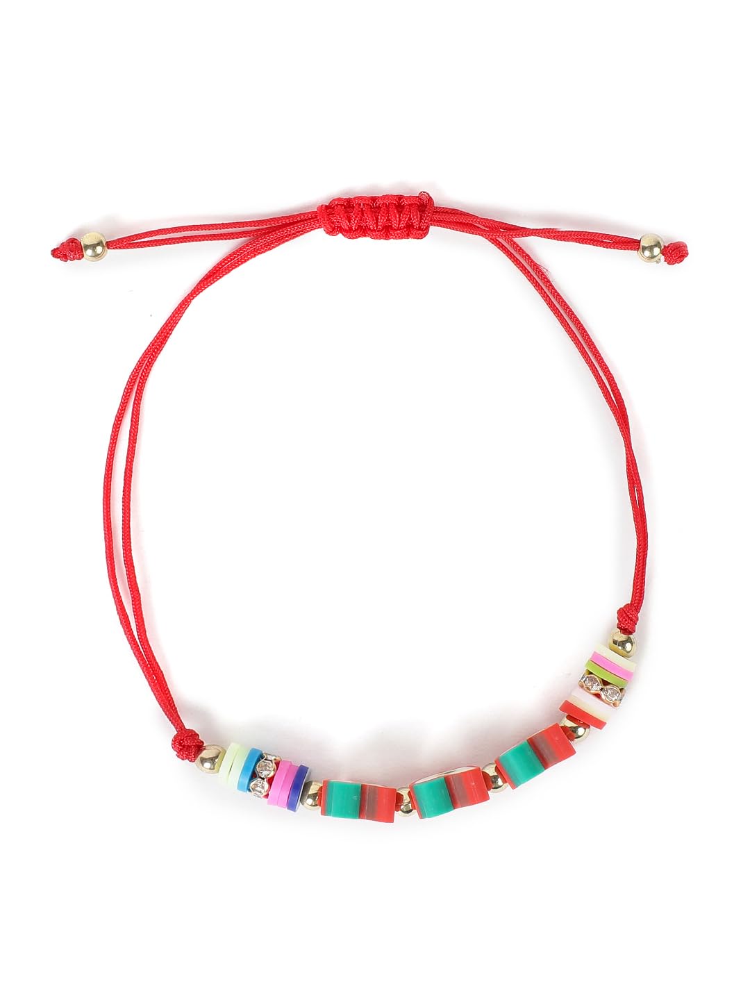 El Regalo 2PCs Cute Kids Fruits Beads Bracelet Rakhis Set for Brother/Bhai - Kids Rakhis with Roli Chawal in Gift Box - Adorable Fruit Charm Rakhis for Boys (Cute Rakhi Set-2)
