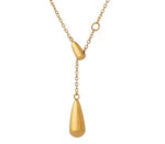 El Regalo Water Drop Minimalist Stainless Steel Necklace - Anti Tarnish, Waterproof Elegant Drop Pendant Necklace for Women - Classy & Timeless Design for Any Occasion