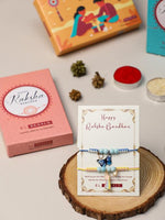 El Regalo 2 PCs Cute Kids Fancy Rakhis Combo Set - Beautiful 2 Kids Rakhis Set with Roli Chawal, Rakhi Message Card in Rakhi Gift Box for Little Brother/Niece/Nephew (2 Unicorns Rakhis)