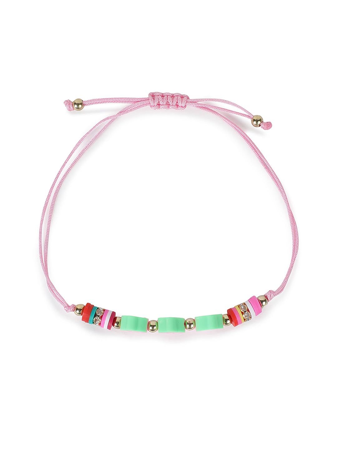El Regalo 2PCs Cute Kids Fruits Beads Bracelet Rakhis Set for Brother/Bhai - Kids Rakhis with Roli Chawal in Gift Box - Adorable Fruit Charm Rakhis for Boys (Cute Rakhi Set-6)