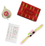 El Regalo 1PC Cute Hand Knitted Unisex Rakhis for Kids/Teens- Adjustable, Soft, Knitted Crochet Rakhis for Babies/Toddlers/Kids/Teens (Googly Eyes)