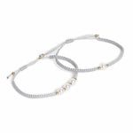 El Regalo 2PCs Pearls Rakhi Combo Set for Bhaiya-Bhabhi/Bhai- Bhatija/Bhatiji- Rakhi Gift Combo with 2 Pearls Rakhi, Roli-Chawal Shagun Pack, Message Card in Gift Box (Grey)