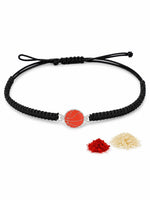 El Regalo 1PC Sports Balls Rakhi for Brother- Cute & Fancy Balls Bracelet Rakhi for Sports Lover Brother with Roli Chawal in Rakhi Gift Box (Basket ball)