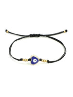 El Regalo 2PCs Heart Evil Eye Rakhi Combo for Brother/Sister-in- Law/Niece or Nephew - Rakhi Combo with Gift Box, shagun & Message Card (Option-3)