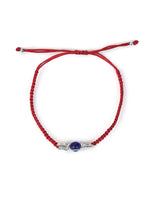El Regalo 2PCs Cute Evil Eye Bracelet Rakhi Combo for Brothers/Bhai-Bhabhi- Fancy Evil Eye Rakhi with Roli Chawal in Rakshabandhan Gift Box (Red & Blue Butterfly Evil Eye)
